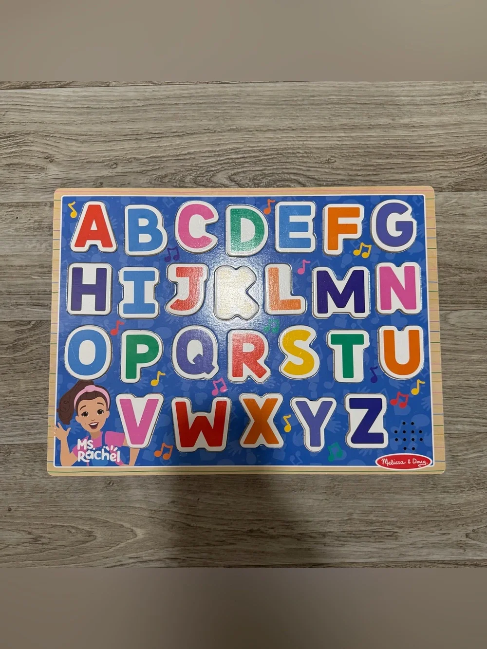 Melissa & Doug® Ms. Rachel™ Wooden Phonics Alphabet Sound Puzzle